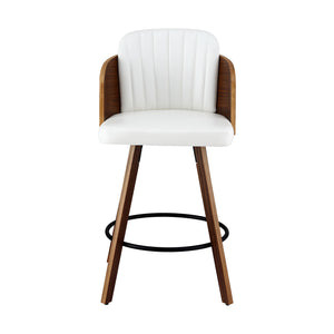 Wooden Bar Stool | Swivel | 58cm Seat Height | Kitchen Counter Stool