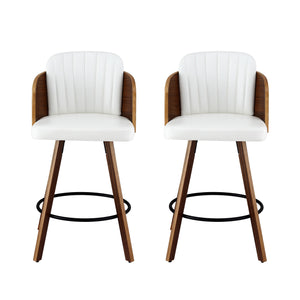 Wooden Bar Stool | Swivel | 58cm Seat Height | Kitchen Counter Stool