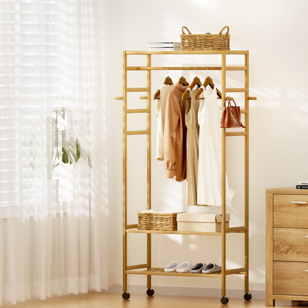 Clothes Rack Wardrobe | Coat Stand 169cm | Bedroom Storage Solution