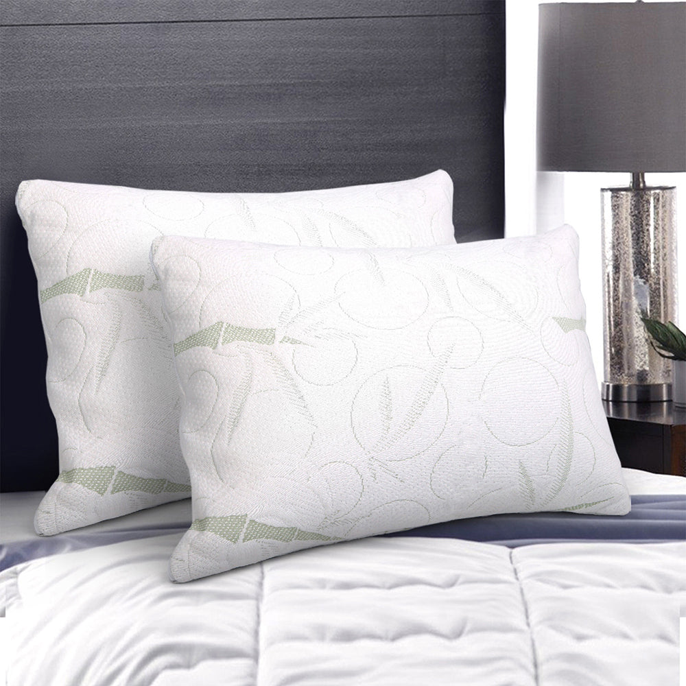 Giselle Bedding Memory Foam Pillow | Bamboo | Twin Pack