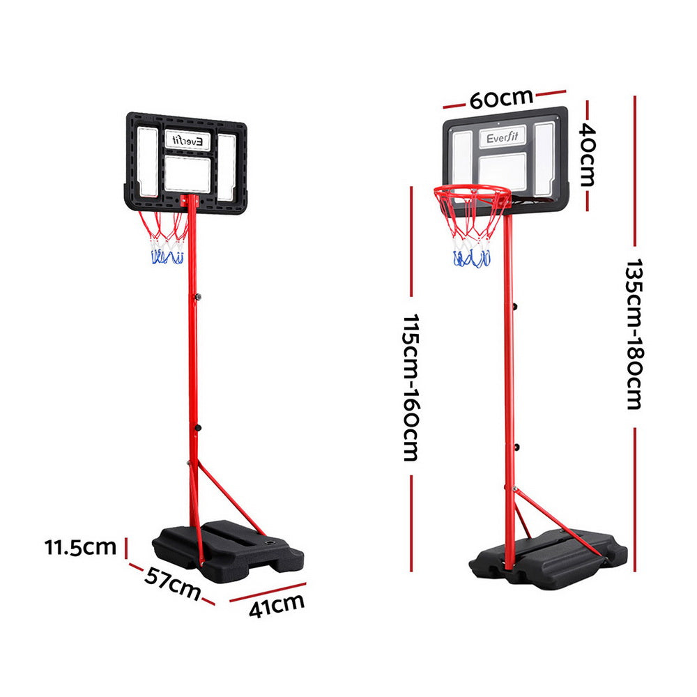 Everfit 1.6M Kids Basketball Hoop Stand System | Portable