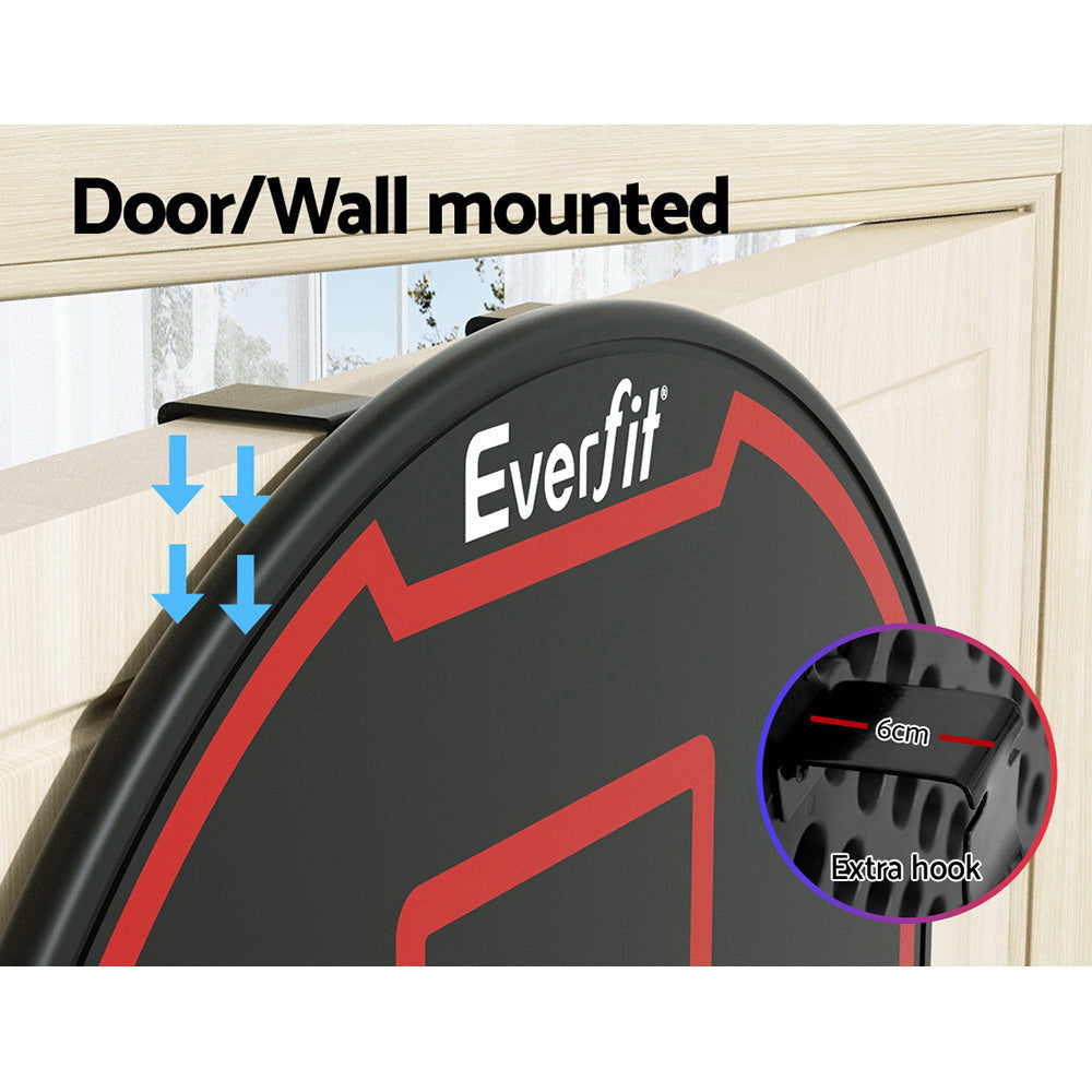 Everfit 38" Basketball Hoop Backboard | Door Wall Mounted Ring Net | Sports Kids