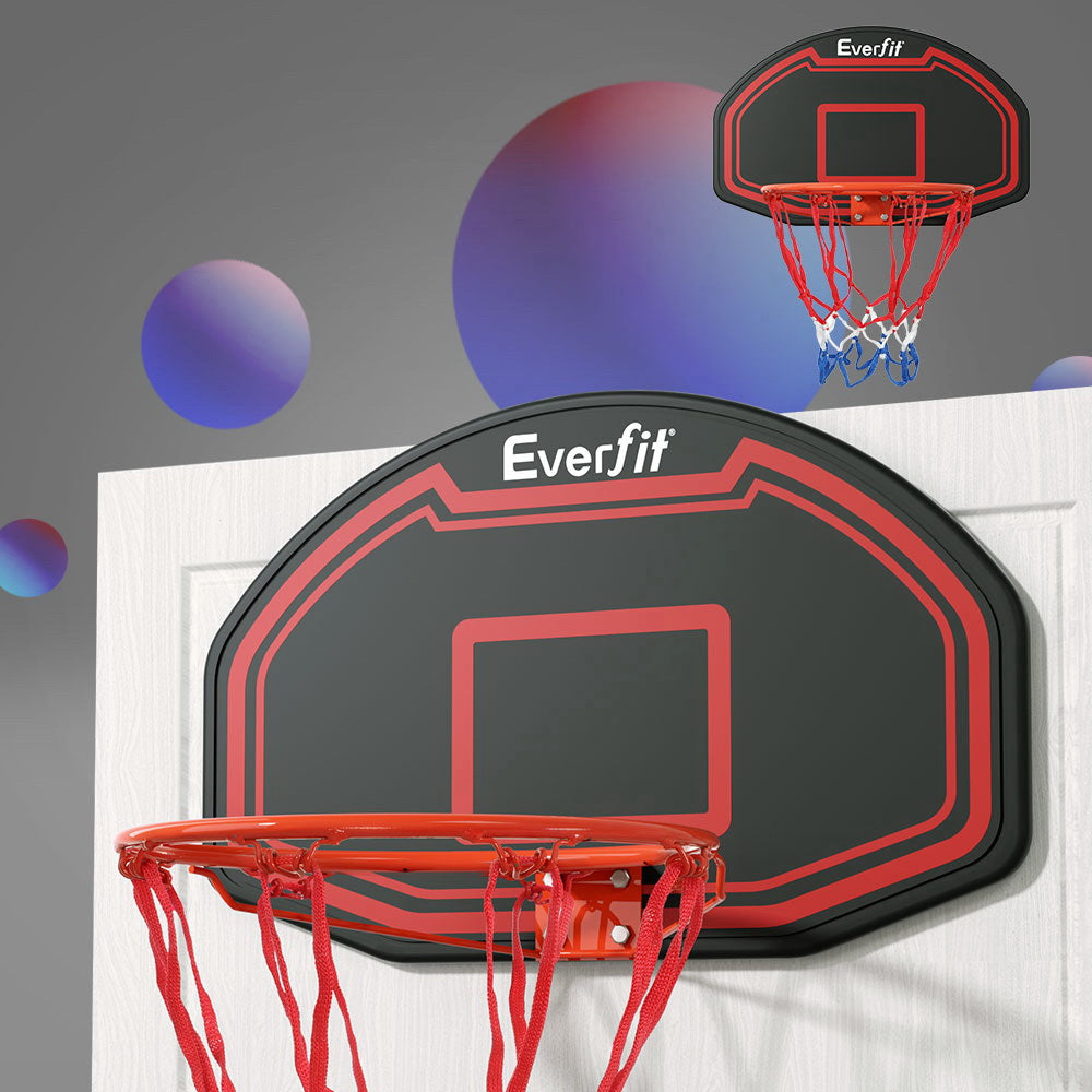 Everfit 38" Basketball Hoop Backboard | Door Wall Mounted Ring Net | Sports Kids