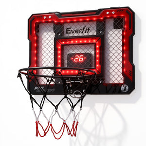 Over Door Mini Basketball Hoop | LED Scoreboard | Kids Set | 40x30cm