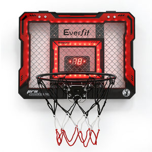 Over Door Mini Basketball Hoop | LED Scoreboard | Kids Set | 40x30cm