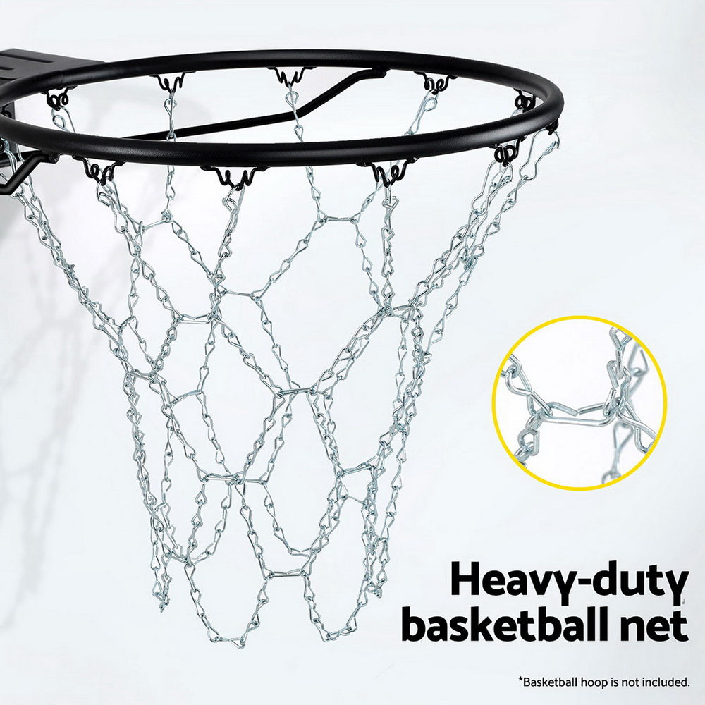 Everfit Basketball Ring | Metal Braided Chain Net | 12 Loop