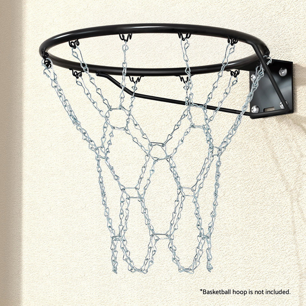 Everfit Basketball Ring | Metal Braided Chain Net | 12 Loop