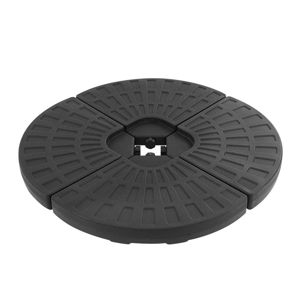 48cm Outdoor Umbrella Base | Stand | 4 Plates | Pod | Cantilever