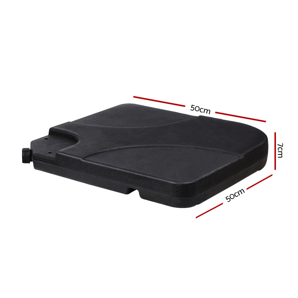 50cm Outdoor Umbrella Base | 4 Plates Stand | Pod | Cantilever