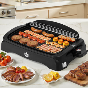 Grillz Electric BBQ Grill 1950W | Non-Stick Hot Plate | Indoor & Outdoor Cooking Appliance
