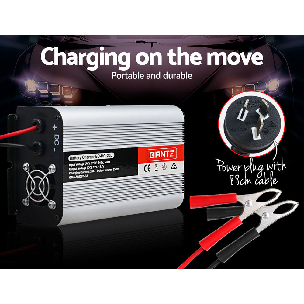 Car Battery Charger Inverter | 12V 20A | 20 Amp | ATV 4WD Boat Caravan