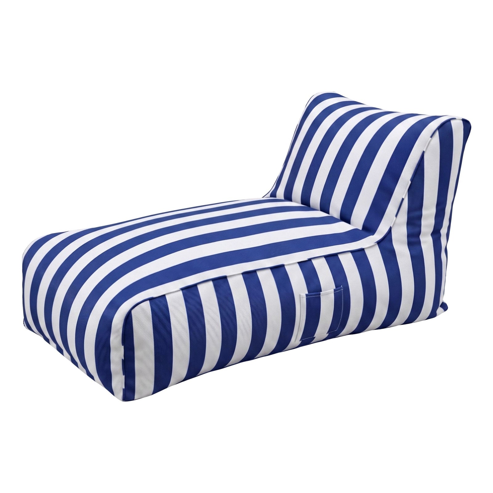 Outdoor Bean Bag Chair Cover | Splash-Proof Patio Lounge Cover | Blue