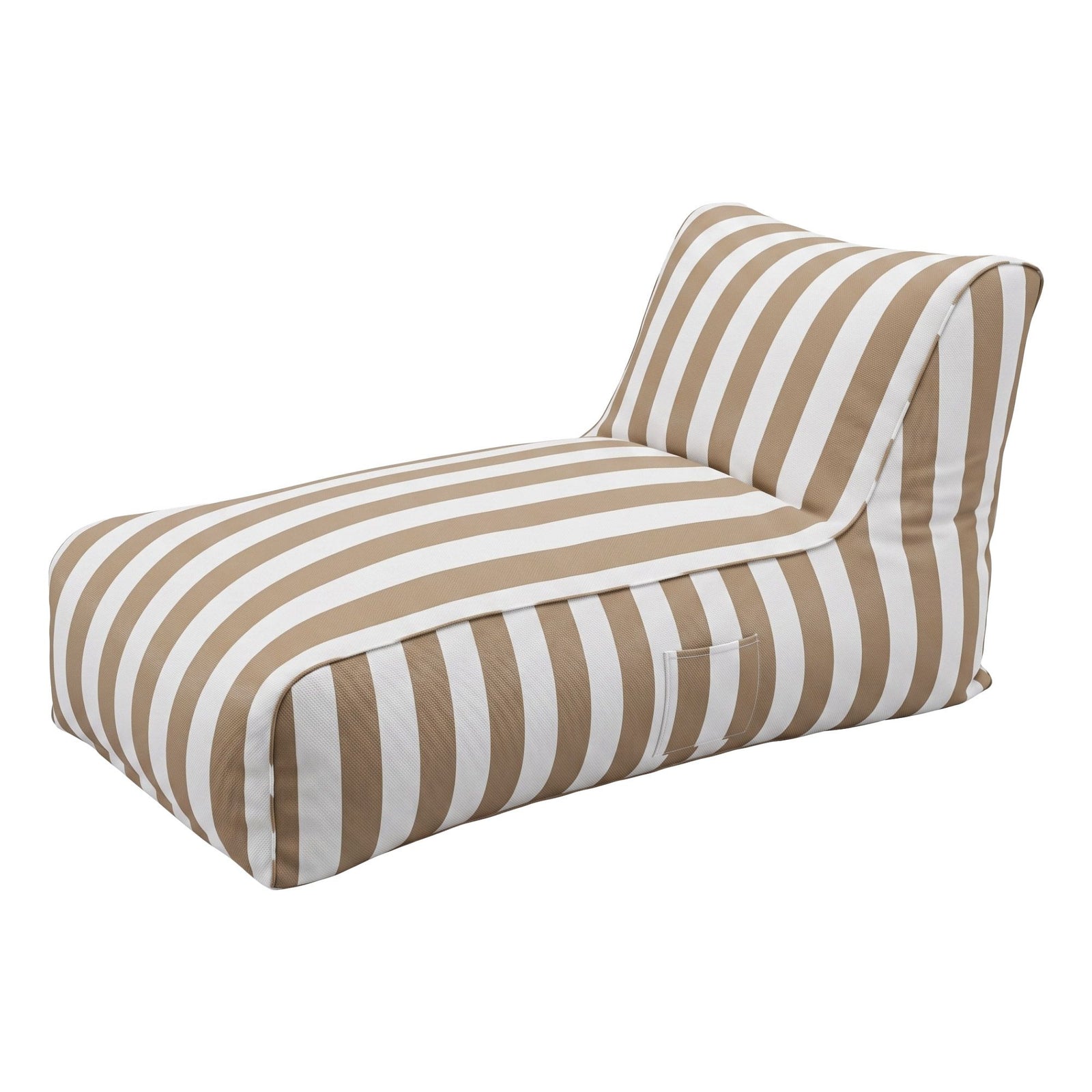 Outdoor Bean Bag Chair Cover | Splash-Proof Patio Lounge Cover | Taupe