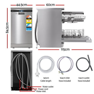 Freestanding Dishwasher | 10 Place Settings | Silver
