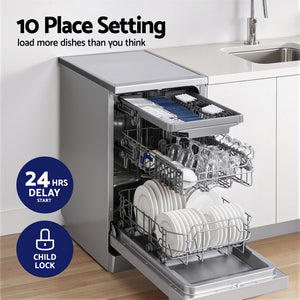 Freestanding Dishwasher | 10 Place Settings | Silver
