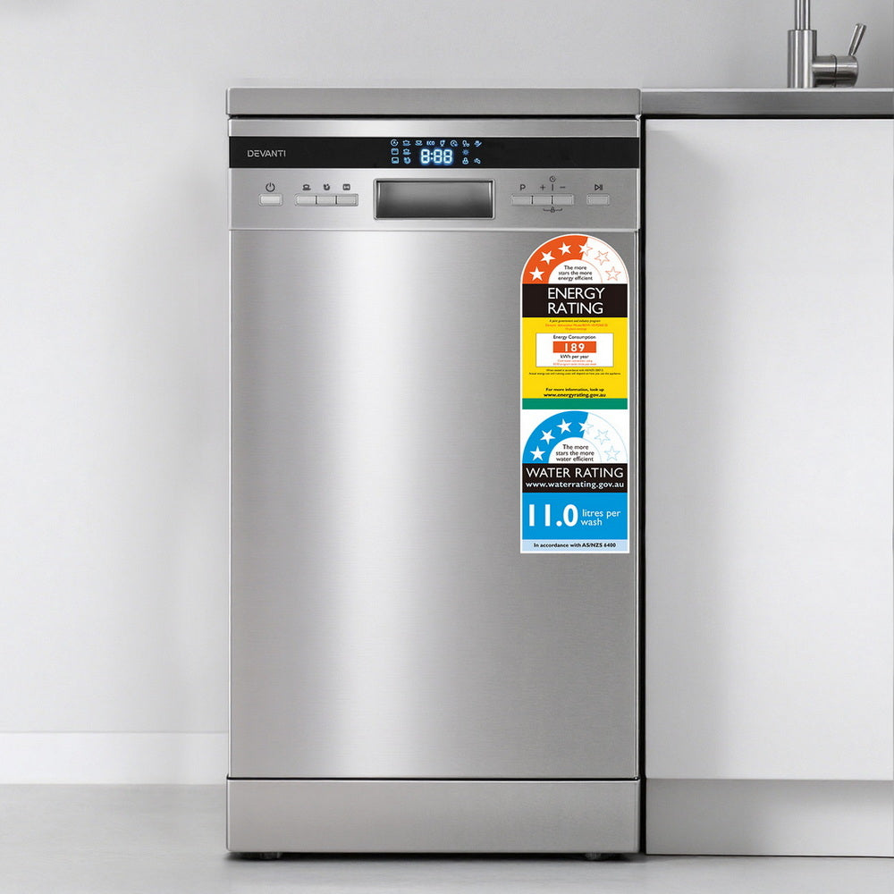 Freestanding Dishwasher | 10 Place Settings | Silver