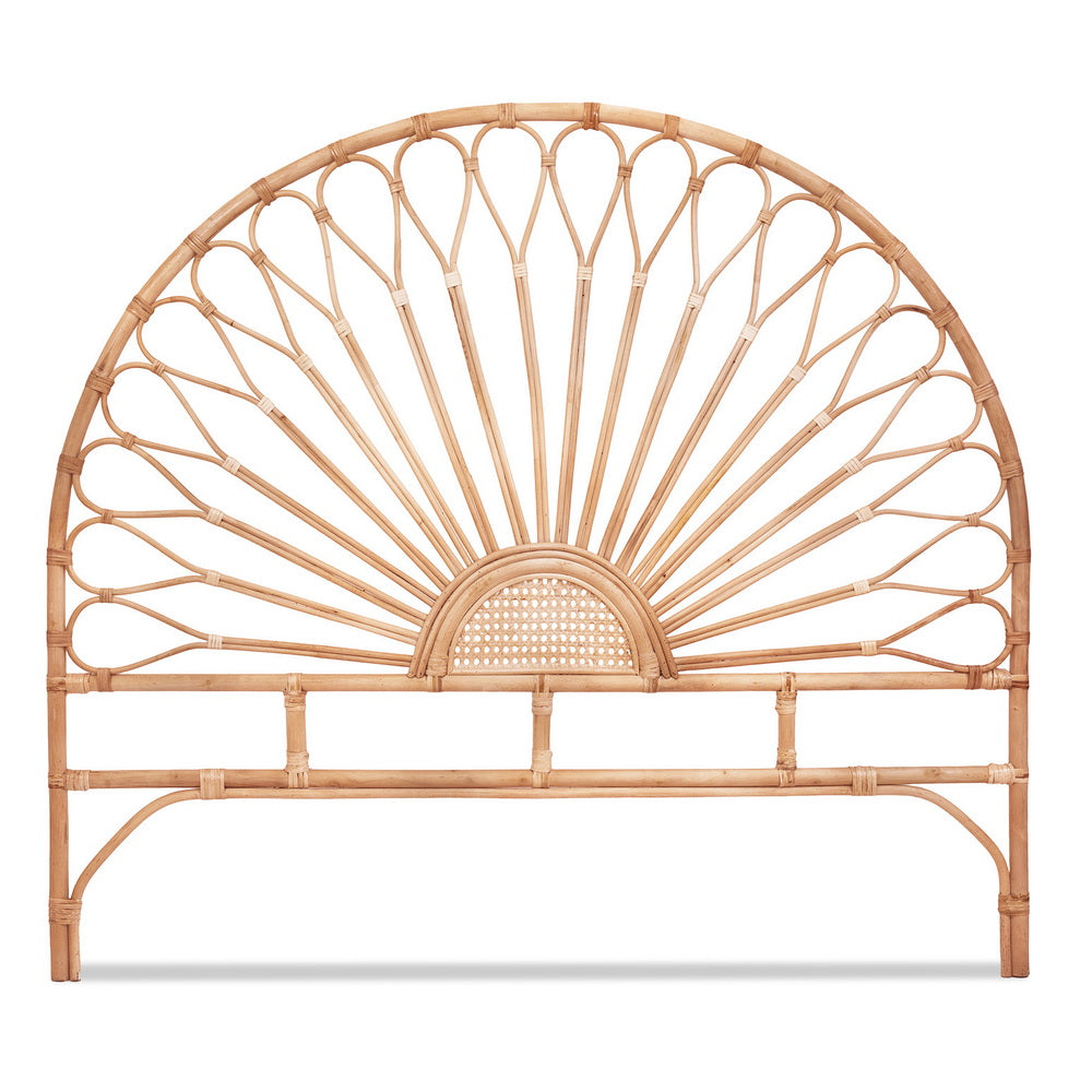 Queen Bed Headboard | Rattan Bedhead | MARI | Pine