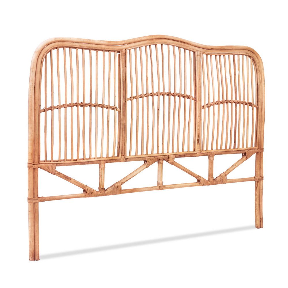 Double Bed Headboard | Rattan Bedhead | NERO | Pine