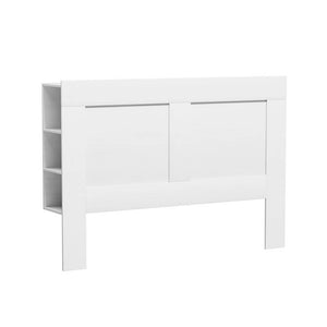Bed Head | Headboard | Queen with Shelves | CABI White