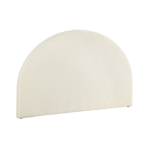 Bed Head Headboard | King Bed Frame | Boucle Fabric | GREI White