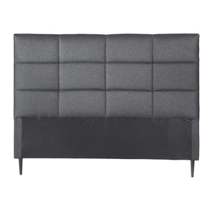 Artiss Bed Headboard Double Bedhead Linen Fabric Charcoal