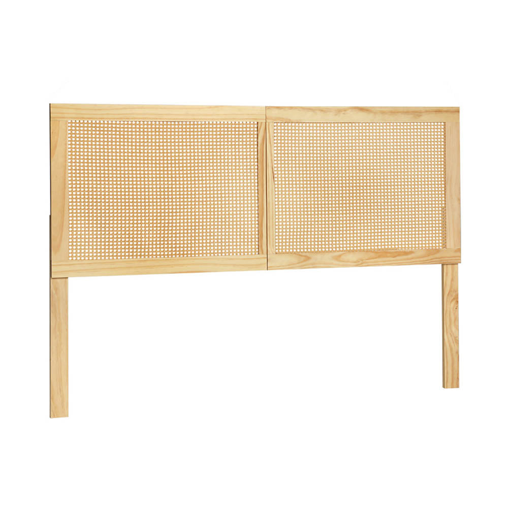 Bed Head | Headboard | Double Rattan | RIBO Pine