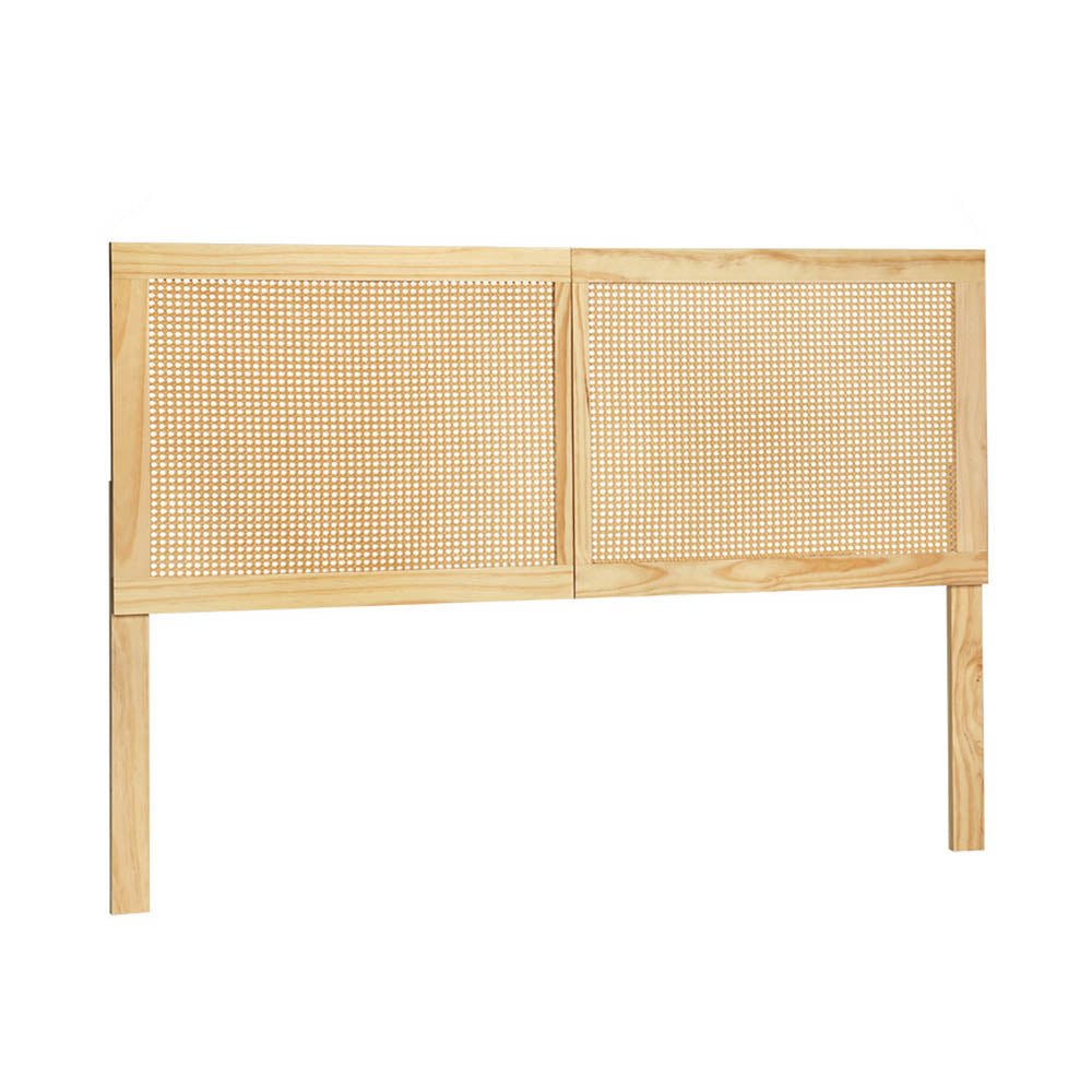 Bed Head | Headboard | Queen Rattan | RIBO Pine