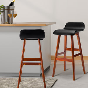 Bar Stools | 4PCS | Wooden Stool | Black