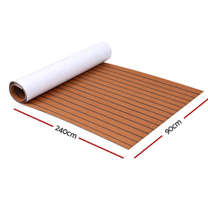 Seamanship EVA Foam Boat Flooring Mat | 240x90x0.6cm | Dark Brown