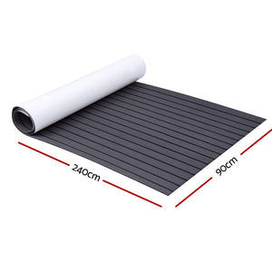 Seamanship EVA Foam Boat Flooring Mat | 240x90x0.6cm | Dark Grey Decor