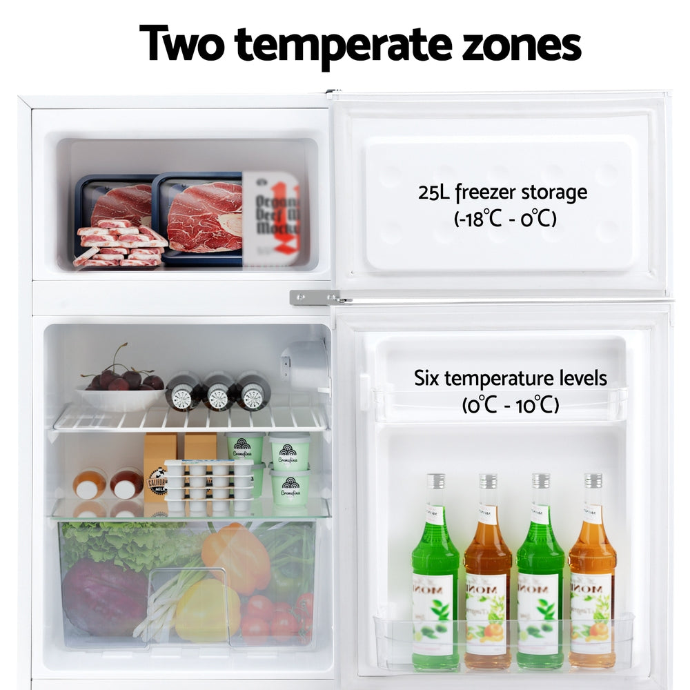 80L Bar Fridge Mini Freezer | Refrigerator | White