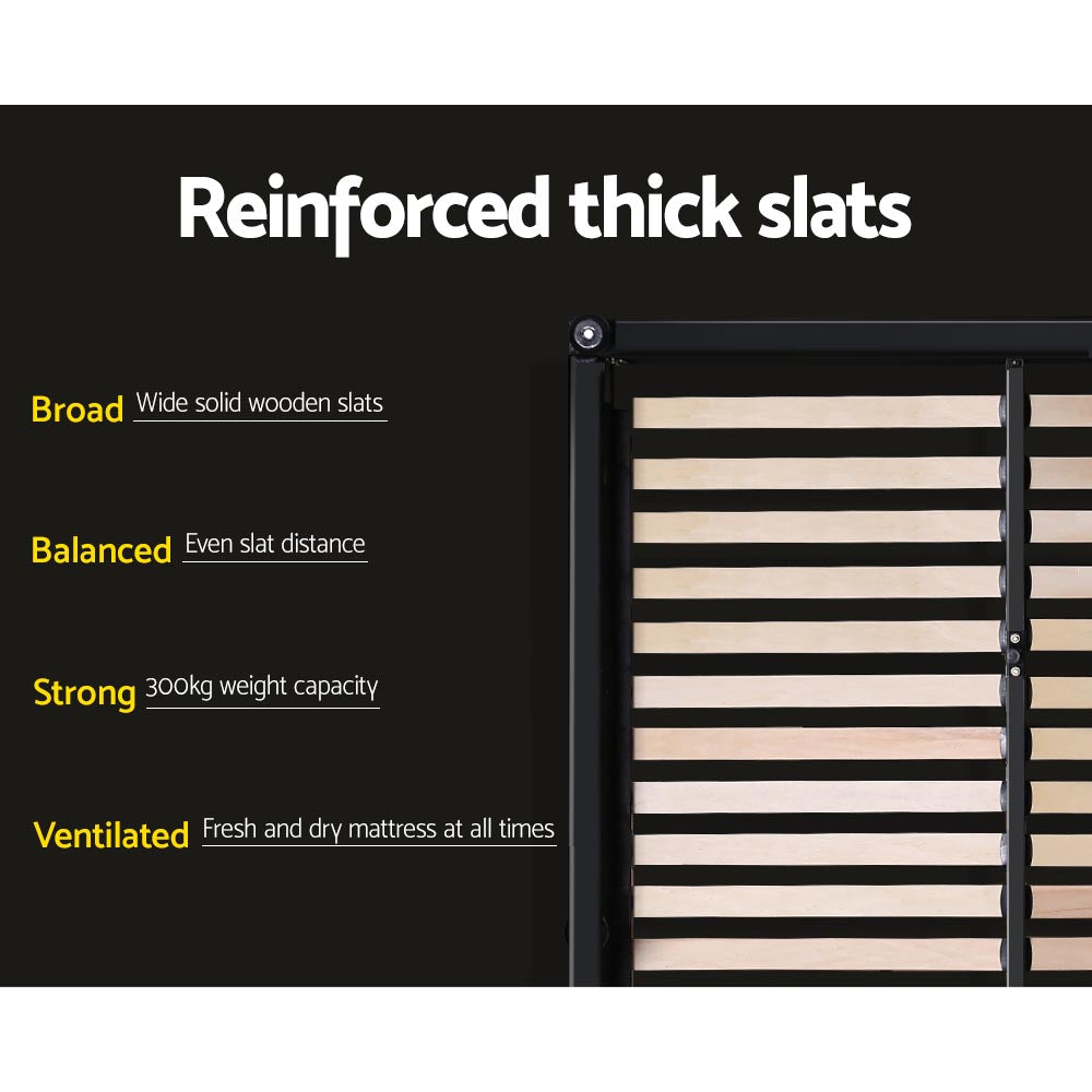 Bed Frame | King Size | Gas Lift | Grey | ISSA