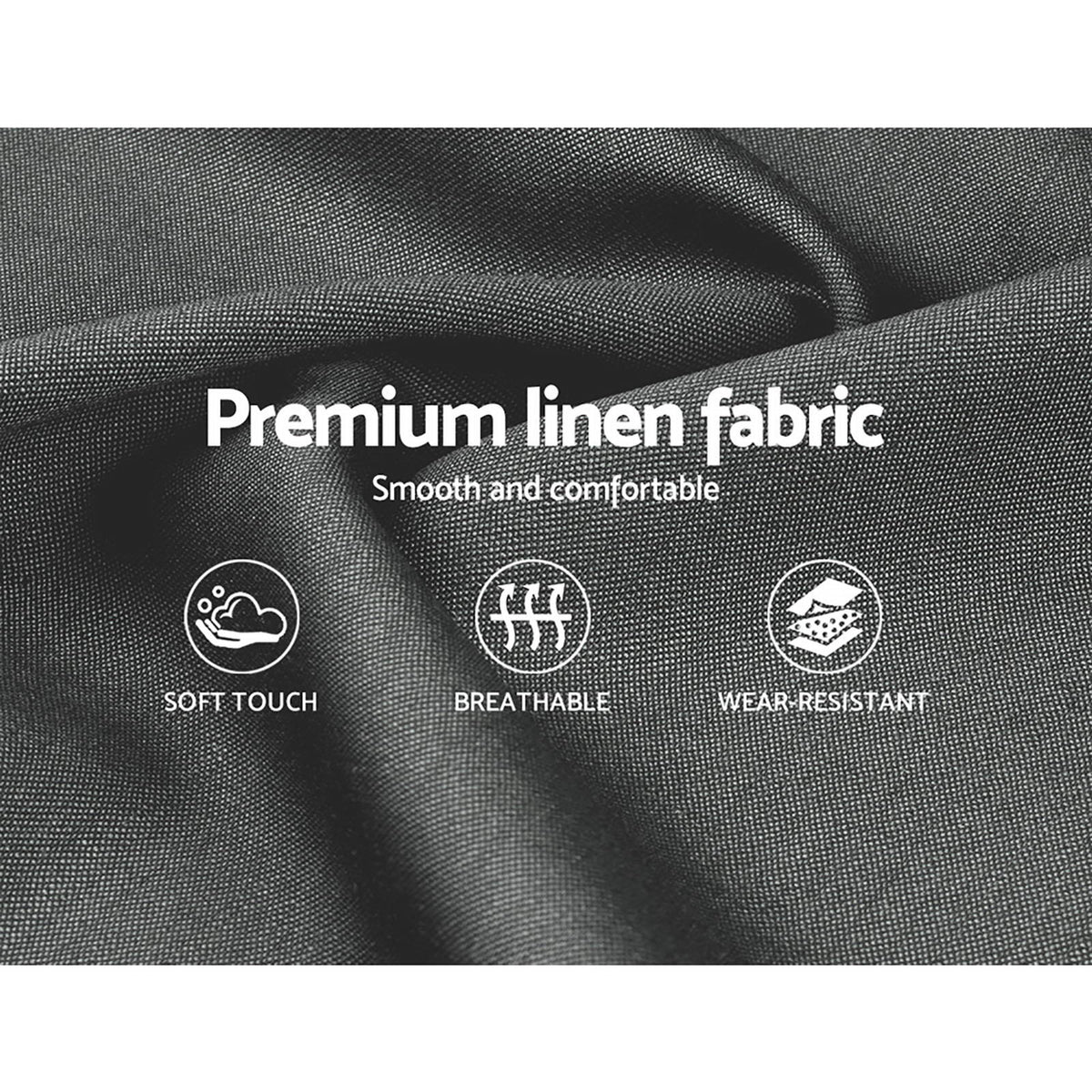 Bed Frame | King Size | Gas Lift | Grey | ISSA