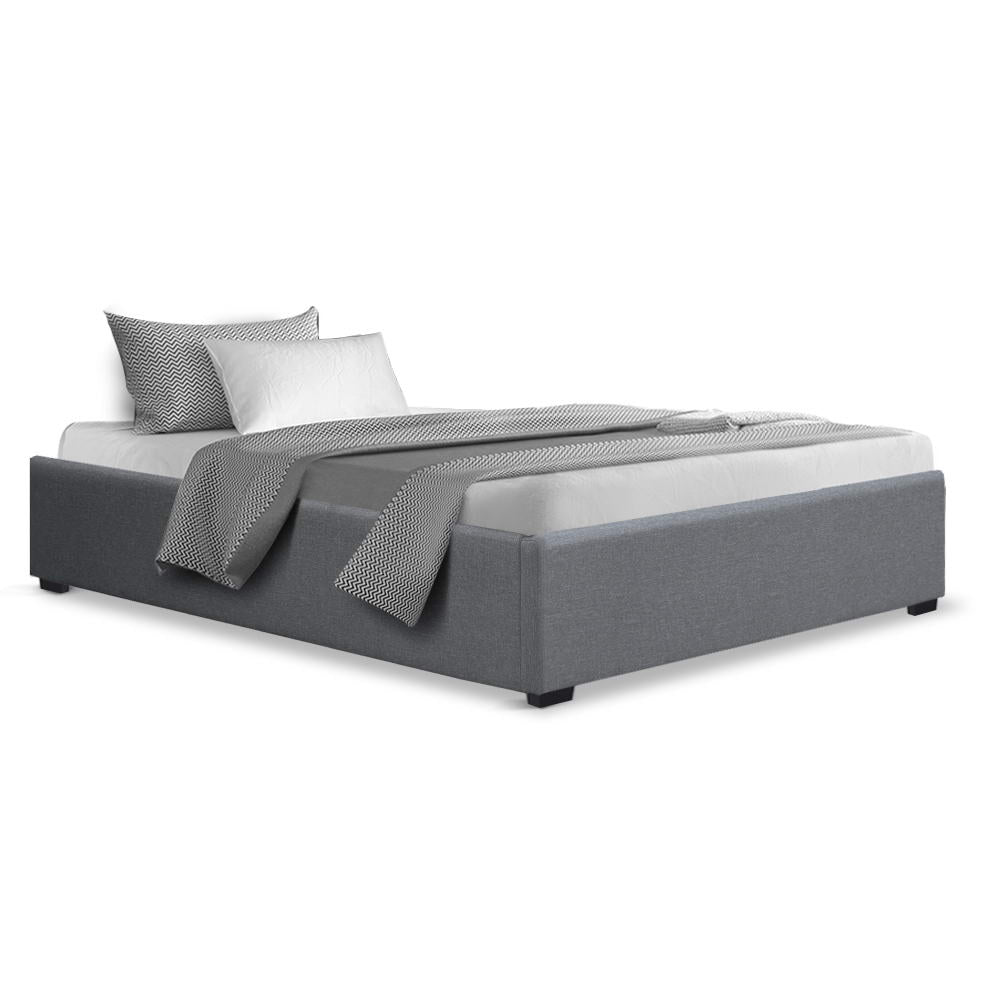 Bed Frame | King Single Size | Gas Lift Base | Grey | TOKI