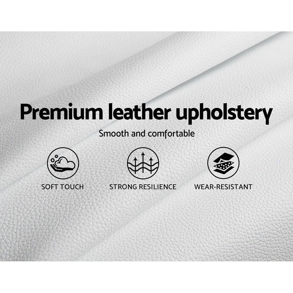 Bed Frame | King Size | Gas Lift | White | TIYO