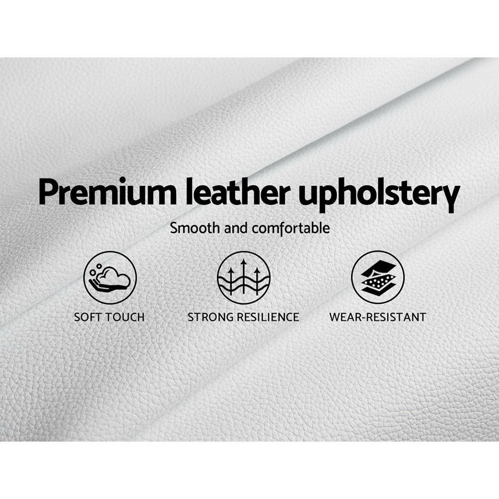 Bed Frame | Queen Size | Gas Lift | White | TIYO