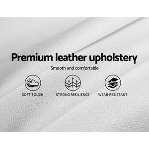 Bed Frame | Queen Size | Gas Lift | White | TIYO