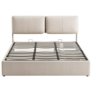 Artiss King Bed Frame Gas Lift Storage 3 Drawers Adjustable Headboard Platform Base