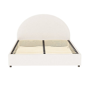 Artiss Bed Frame | Gas Lift Storage | Boucle Fabric | Queen | ELLA