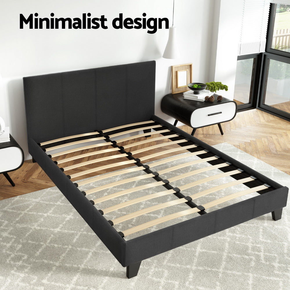 Artiss Bed Frame | Double Size | Charcoal NEO