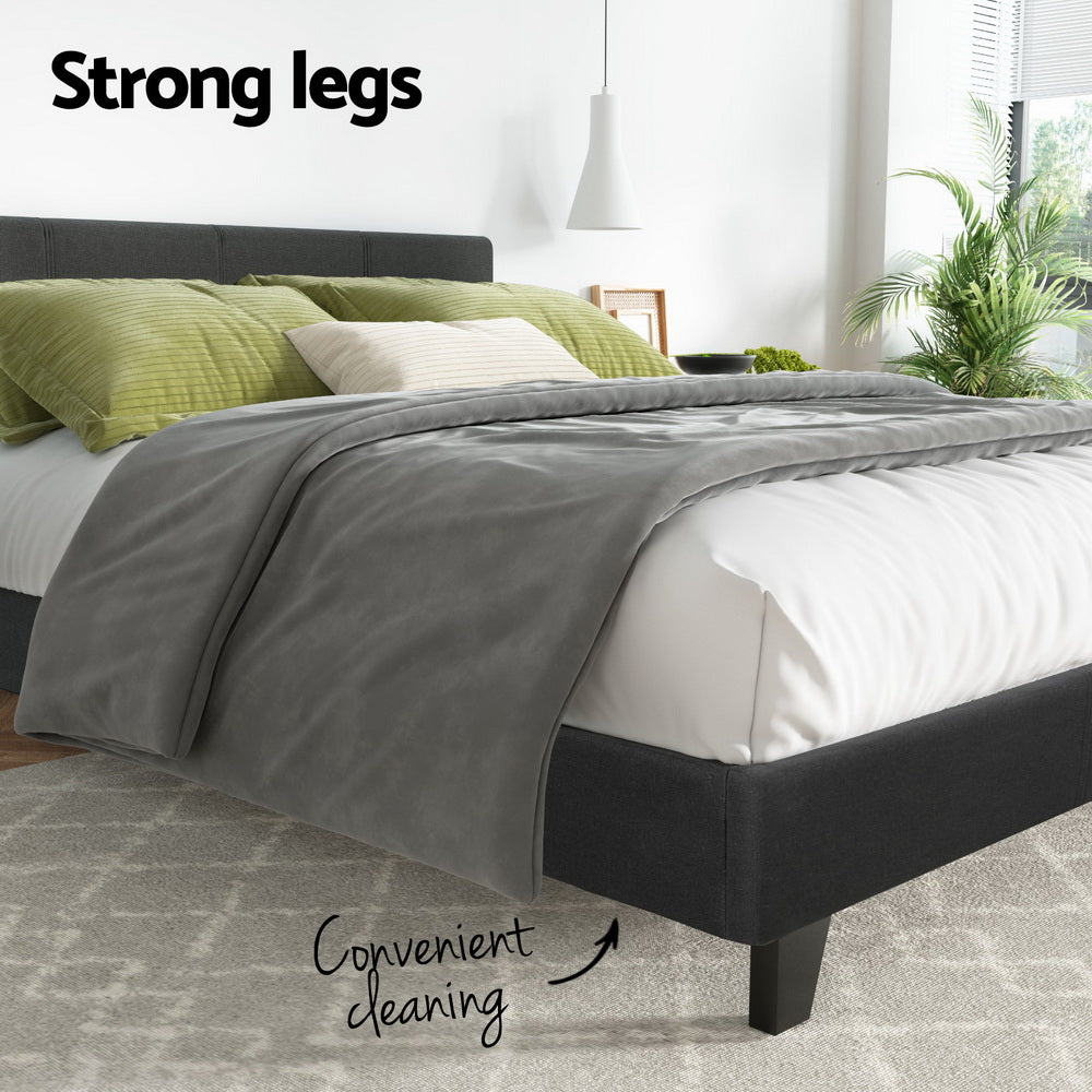 Artiss Bed Frame | Double Size | Charcoal NEO