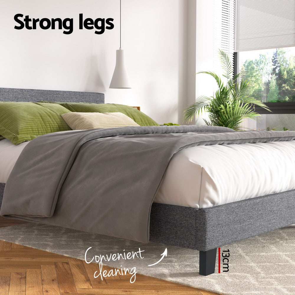 Artiss | King Bed Frame | Grey | NEO Design