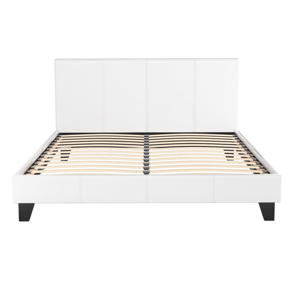 Artiss | Queen Bed Frame | White | NEO Design