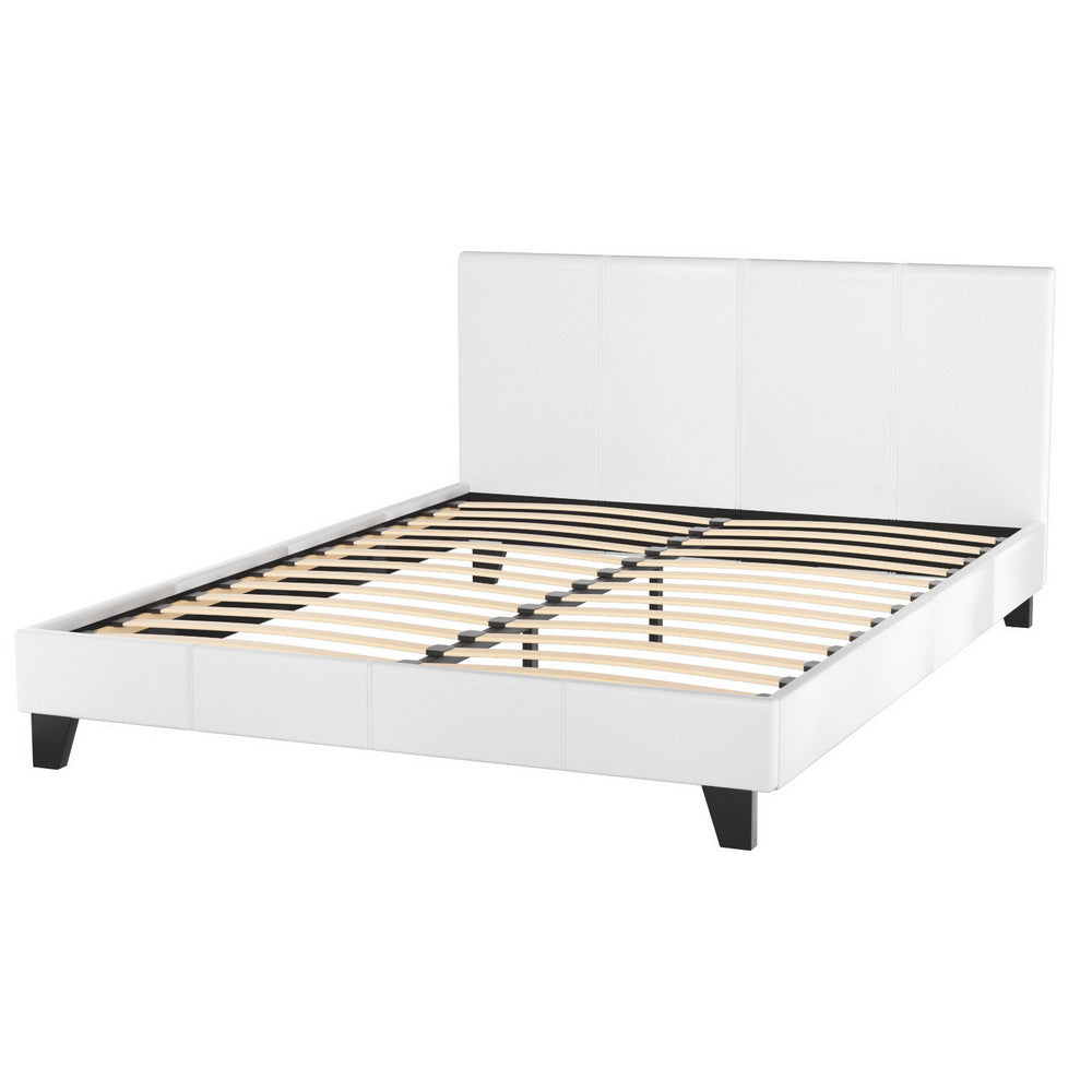Artiss | Queen Bed Frame | White | NEO Design