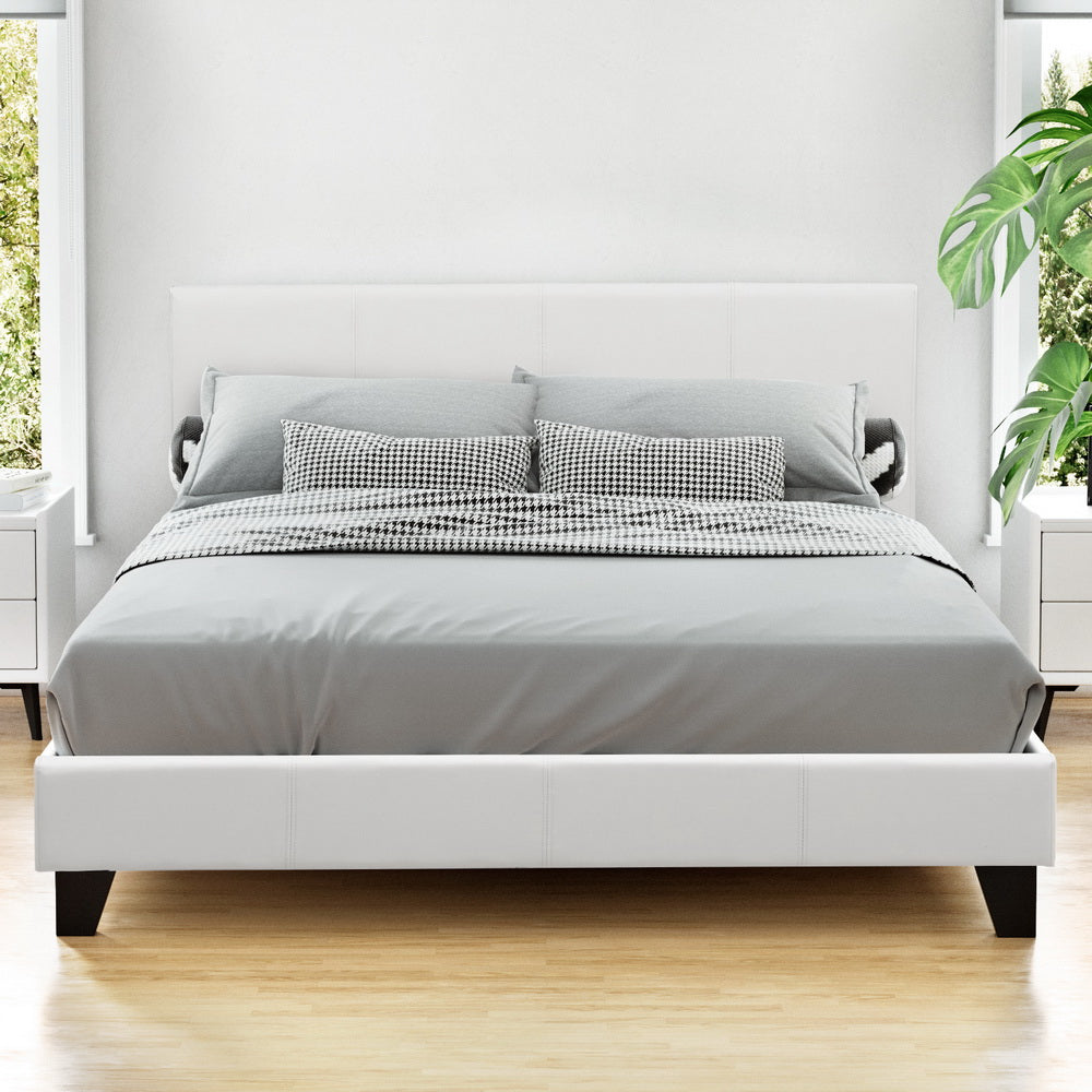 Artiss | Queen Bed Frame | White | NEO Design