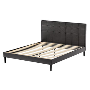 Bed Frame | Queen Size | LED | Black | RAVI