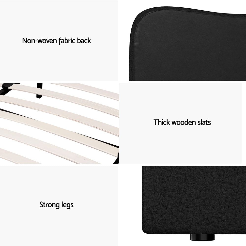 Bed Frame | Queen Size | Boucle DARA