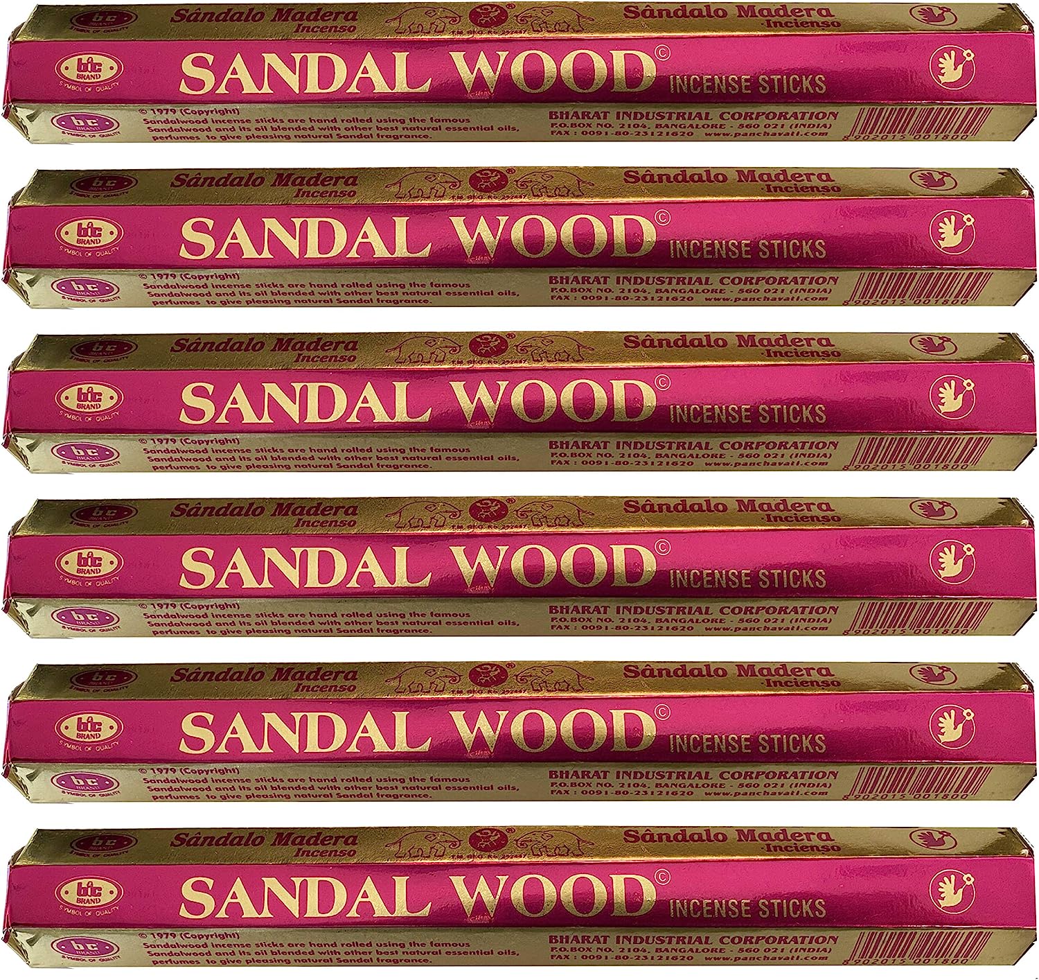 BIC Garden Sandalwood Incense Sticks | 60 Sticks