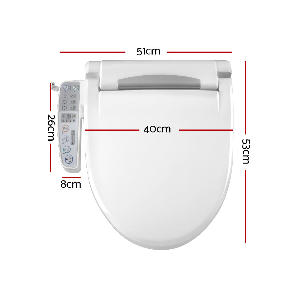 Cefito | Electric Bidet Toilet Seat Cover | Auto Smart Water Wash | Dry Panel Control