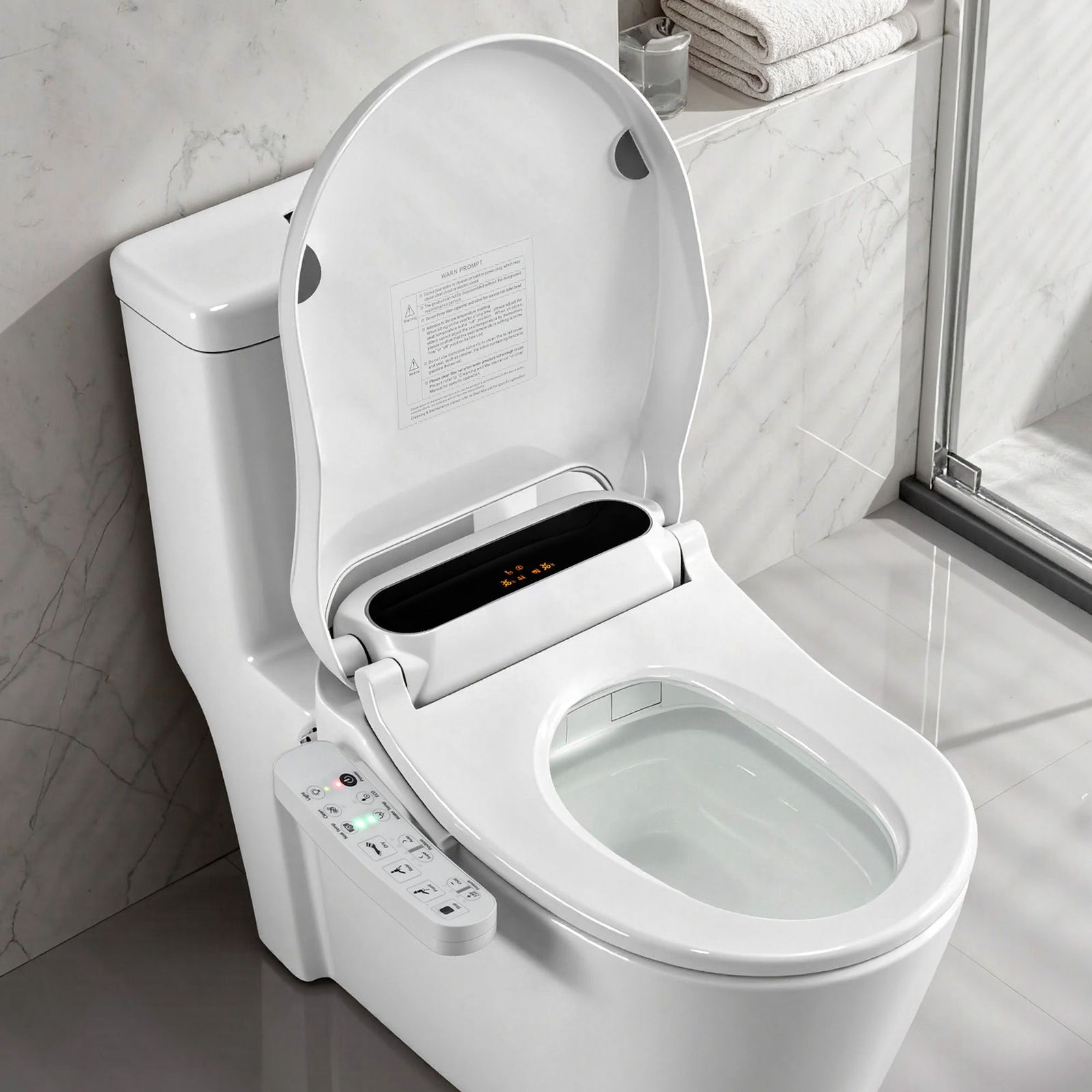 Smart Electric Bidet Toilet Seat | Heated Dryer, LED Display & WaterMark Certified